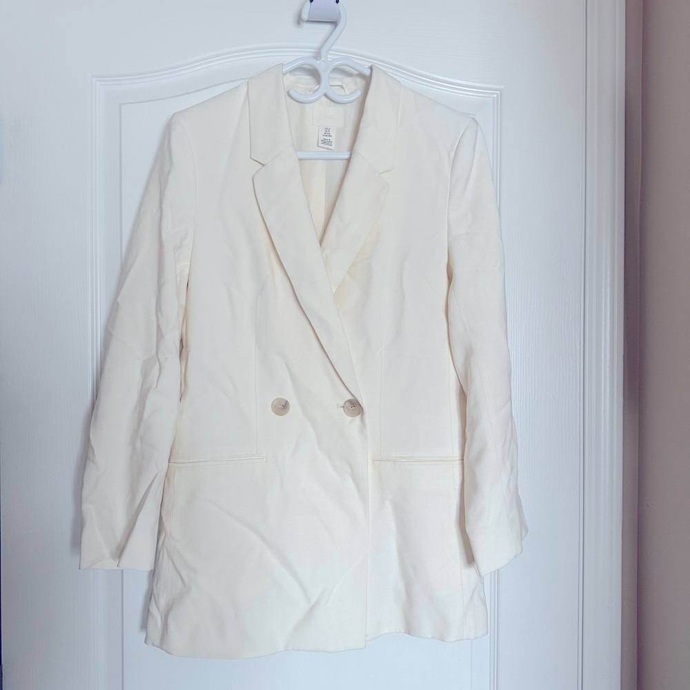 White blazer dress (will be ironed before selling)